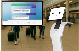 会話型AIロボットが成田空港を案内　人手不足解消に向けて実証実験