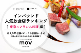 【2025年最新】東京で外国人に人気のフランス料理店:LATURE(ラチュレ)が2位、1位は?
