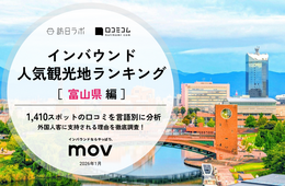  【2026年最新】富山で外国人に人気の観光スポット：黒部ダムが5位、1位は？