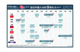 【2026年版】インバウンドカレンダー 訪日プロモーションを行うタイミングはいつ?