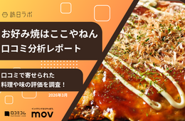 【口コミ分析レポート】株式会社リトパコーポレーションが展開する「お好み焼はここやねん」の口コミを調査!