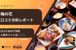 【口コミ分析レポート】梅の花Googleマップ平均評価は★4.1！AI分析で分かった強みは◯◯◯