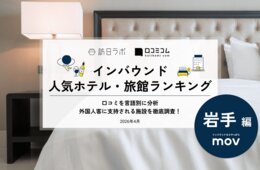 【2026年最新】岩手で外国人に人気のホテル・旅館TOP10！ドーミーイン盛岡が5位、1位は？