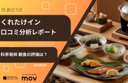 【口コミ分析レポート】くれたけインの口コミを徹底調査！平均評価は★3.90 食事に関する口コミから見えるブランドの強みとは？