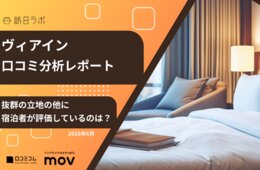 【口コミ分析レポート】ヴィアインに寄せられた約4,000件の口コミを分析！見えてきた人気ポイントとは？