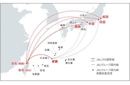 JAL、インバウンドの地方送客を加速 　地方ダイレクトイン推進で台北路線を強化