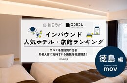【2026年最新】徳島で外国人に人気のホテル・旅館TOP10！JRホテルクレメント徳島は第3位、1位は？