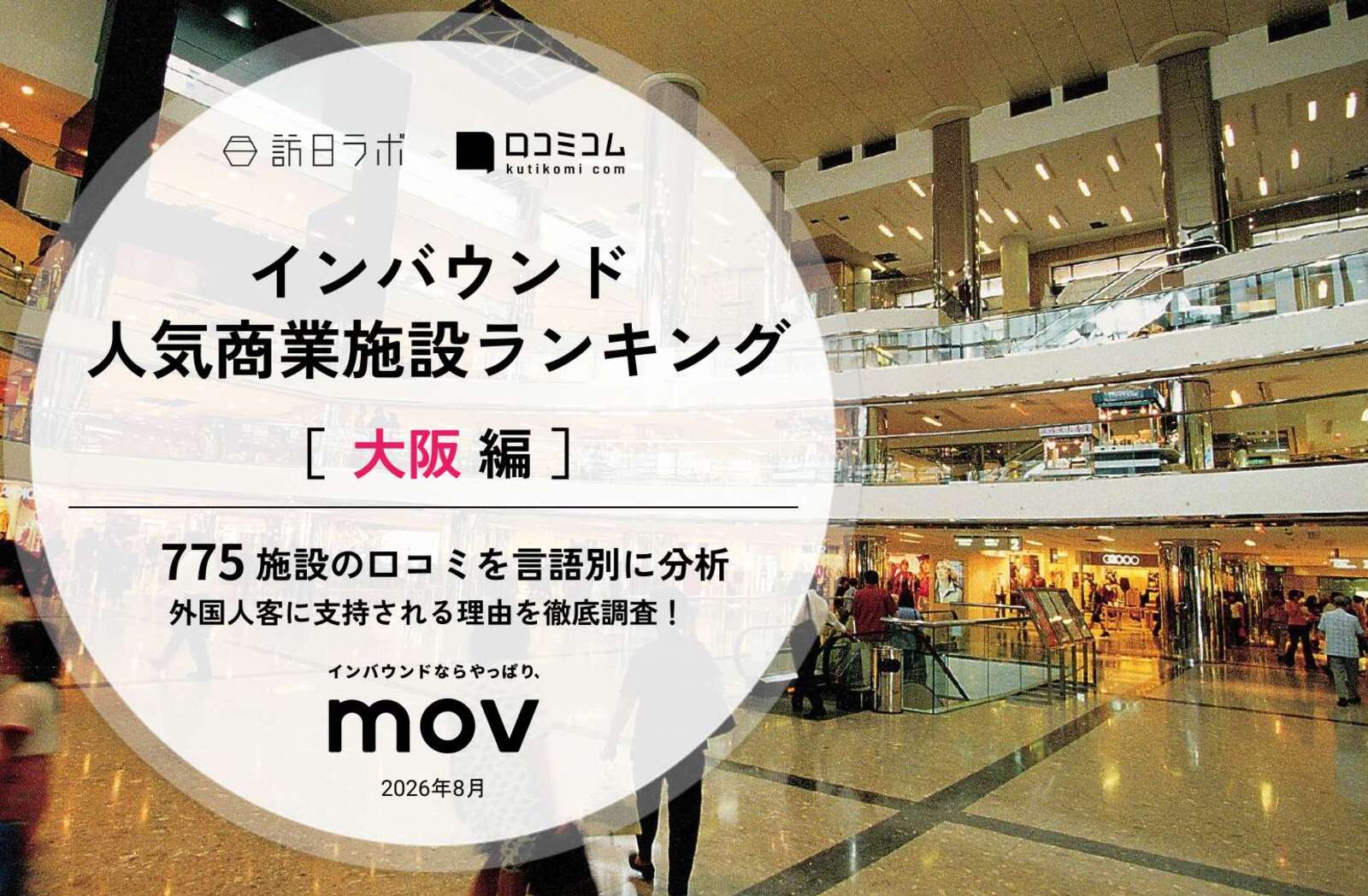 【2026年最新】大阪で外国人に人気の商業施設TOP10！阪急うめだ本店は2位、1位は？