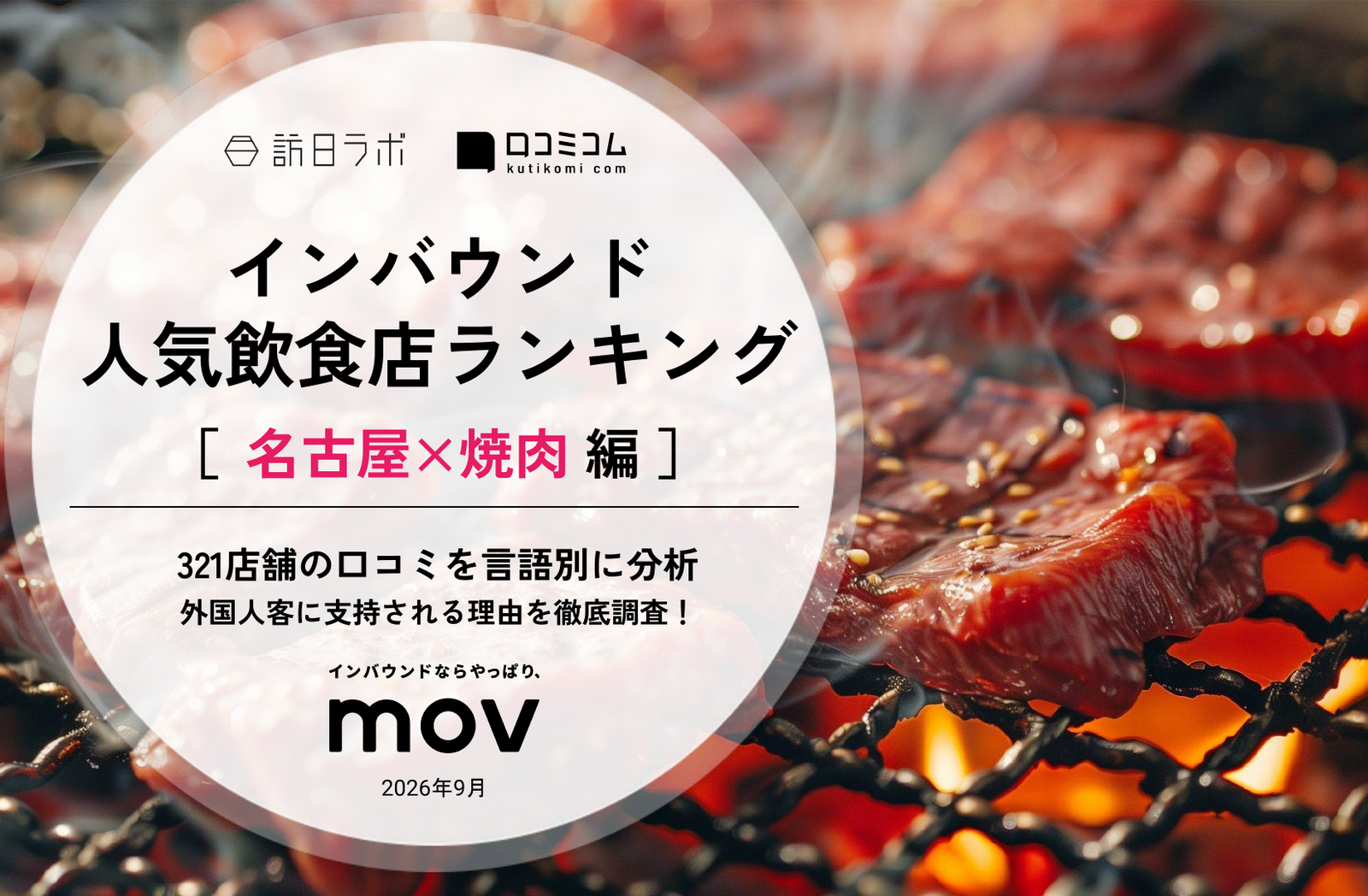 【2026年最新】名古屋で外国人に人気の焼肉店TOP10！飛騨牛焼肉・牛ざんまい納屋橋リバーサイド店は第2位、1位は？