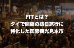 FIT（Visit Japan FIT Travel Fair）とは：タイで開催の訪日旅行に特化した国際観光見本市