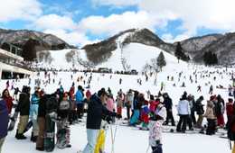 奥伊吹スキー場が開業４８年目「過去最速タイ」で入場者数「１００，０００人」を突破！！