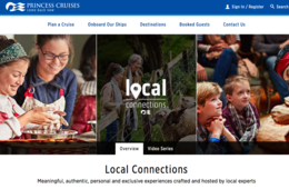 日本全国21の寄港地で30本の地域独自のインバウンド向けツアーを「本物」「特別感」で訪日客を取り込み「プリンセス・クルーズ」