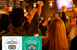 口コミ5.0の満点評価！「銀座300BAR」トリップアドバイザー(R)の「2019年エクセレンス認証」に