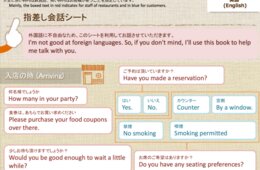 指差しするだけから始める多言語対応：飲食店が使える訪日客向けの「指差し会話シート」とは