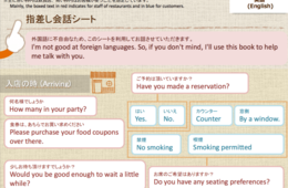 指差しするだけから始める多言語対応：飲食店が使える訪日客向けの「指差し会話シート」とは