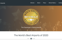 SKYTRAX 世界空港ランキング2020 総合1位はシンガポール、TOP10に日本の4空港がランクイン