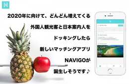 【インバウンド事業者様必見！】2020年に向けて外国人観光客とガイドのマッチングアプリNAVIGOを実現したい！クラウドファンディングで支援募集を開始しました