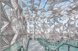 井上万博相、ドバイ万博訪問 -日本館含む会場視察 大阪・関西万博の参考に