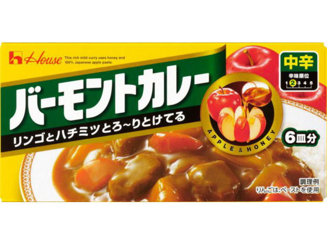 ハウス食品 バーモントカレー中辛(115g)