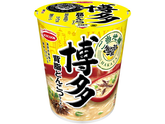エースコック 飲み干す一杯　ご当地編　博多　背脂とんこつラーメン