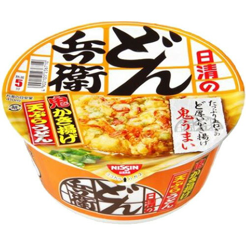 日清のどん兵衛 かき揚げ天ぷらうどん(1コ入)