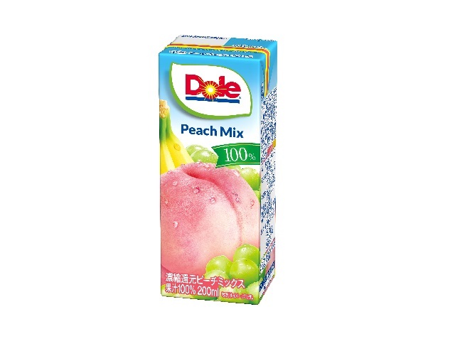 雪印メグミルク Ｄｏｌｅ　ピーチミックス１００％　ＬＬ２００ｍｌ