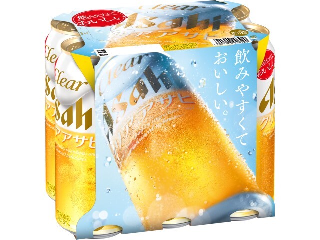 クリア　アサヒ　缶500ml　6缶パック