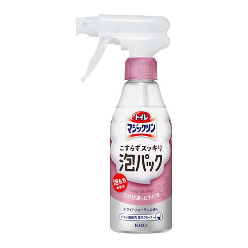 トイレマジックリン トイレ用洗剤 こすらずスッキリ泡パック ホワイトフローラル 本体(300ml)