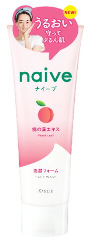 ナイーブ 洗顔フォーム(桃の葉エキス配合) 130g