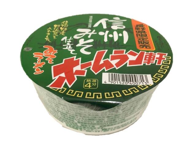 テーブルマーク ホームラン軒 信州味噌ラーメン カップ 104g