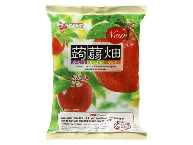 マンナンライフ 蒟蒻畑 りんご味 25gX12