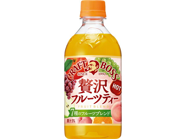 サントリー クラフトボスフルーツティー　ホット４５０Ｐ（手売）