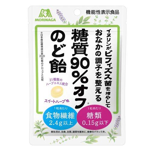 糖質90％オフのど飴(58g)