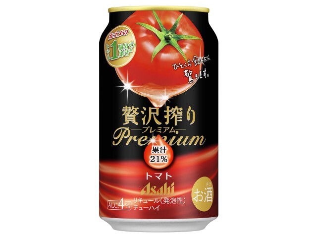 アサヒビール 贅沢搾りプレミアムトマト缶３５０ｍｌ