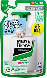 Biore(ビオレ) メンズビオレ 泡タイプアクネケア洗顔 つめかえ 130mlの商品画像