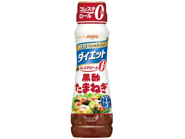 日清オイリオグループ 日清ドレッシングダイエット黒酢たまねぎ１８５ｍｌの商品画像