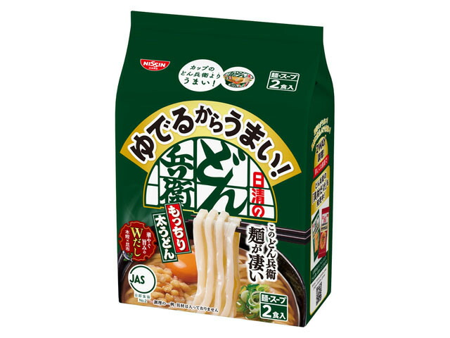 日清食品 どん兵衛太うどん２食