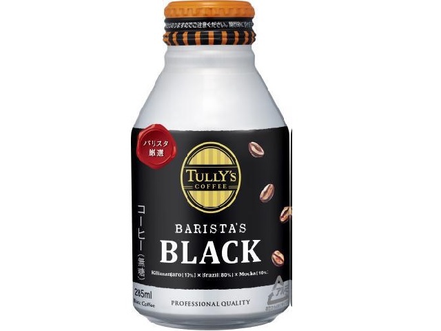 伊藤園 TULLY'S COFFEバリスタ厳選 BLACK 285ml
