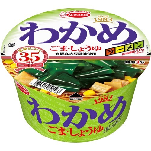エースコック わかめラーメン ごま・しょうゆ(1個入)