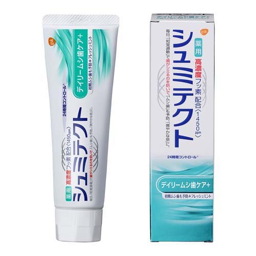 薬用シュミテクト デイリームシ歯ケア+〈1450ppm〉 90g