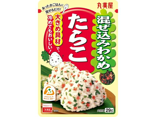 丸美屋食品工業 丸美屋　混ぜ込みわかめ　たらこ