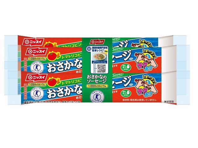 日本水産 おさかなのソーセージ７０　４本束　７０ｇｘ４本