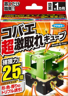 フマキラー コバエ超激取れキューブ 1個入の商品画像