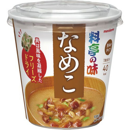 マルコメ カップ　料亭の味　ＦＤなめこ　６入
