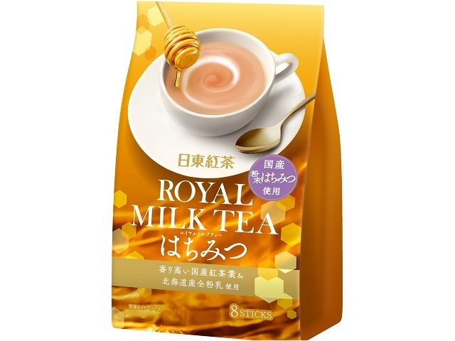 日東紅茶 ロイヤルミルクティー はちみつ 13.5X8