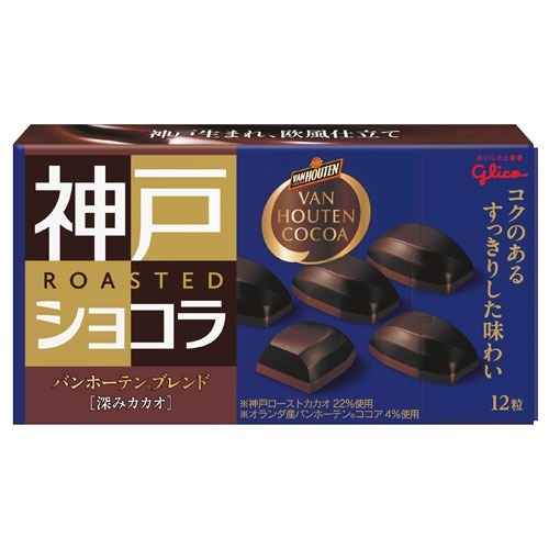 グリコ 神戸ローストショコラ バンホーテンブレンド 深みカカオ(53g)