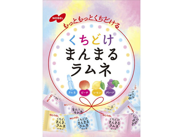 ノーベル製菓 くちどけまんまるラムネ 80g