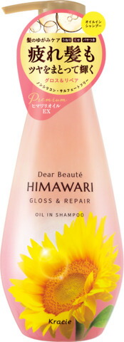 ディアボーテ オイルインシャンプー(グロス&リペア)ポンプ 500ml