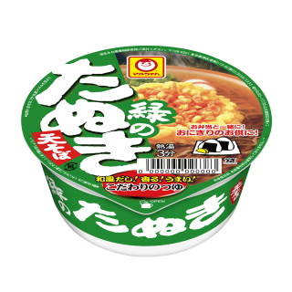マルちゃん 緑のまめたぬき天そば 西(45g)