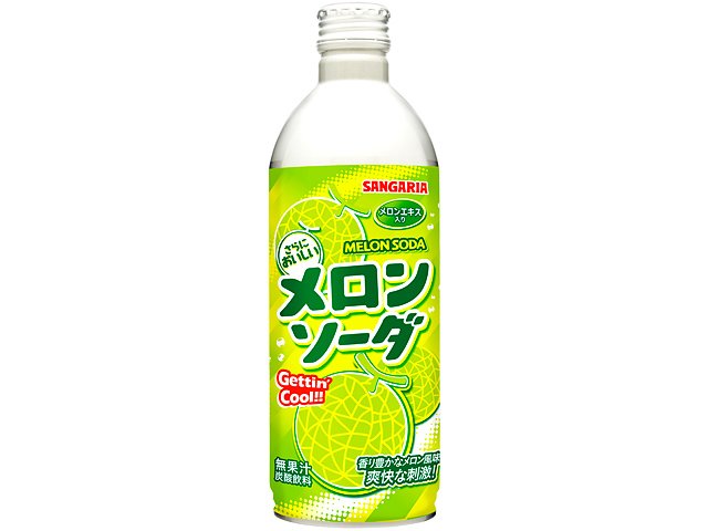 サンガリア メロンソーダ 500g
